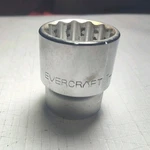 Evercraft 1- 1/2" Socket 3/4" Drive 12pt Sae Cr-v 775-1848 Taiwan. Fixed Price $14.99.