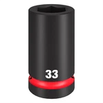 Milwaukee 49-66-6627 Tool Shockwave Impact Duty 1" Drive 33mm Deep 6 P. Fixed Price $50.32.