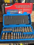 32pc Ate Professional Hex Allen Bit Socket Set 1/4 3/8 1/2" Dr. Sae Metric. Fixed Price $44.99.