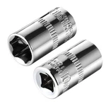 2pcs Shallow Socket 1/4 Inch Drive 10mm 6 Point -corrosion Resistance. Fixed Price $9.16.
