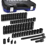 Workpro 55pc 1/2" Drive Deep Shallow Impact Socket Set Sae Metric 6 Point. Fixed Price $98.99.