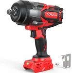 Acropow Cordless Impact Wrench Compatible With Milwaukee 18v Battery 1/2 1700f. Fixed Price $111.77.