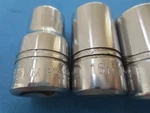 Williams Drive 5 Pc. Shallow Metric Socket Set, 12pt. Looks Unused. Fixed Price $22.50.