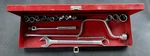 Vintage Proto Professional 18pc Socket & Wrench Tool Lot W/ Metal Toolbox. Fixed Price $149.99.
