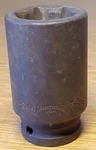 Armstrong 21-244 6 Point 1-3/8" Deep Impact Socket 3/4" Drive. Fixed Price $12.99.