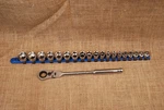 Matco 20 Piece Dual Drive Metric 6pt Low Profile Wrench & Socket Set. Fixed Price $140.00.