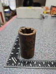 Apex 5834 D 1-1/16" 1/2" Drive 8 Point Impact Socket Usa Square Head. Fixed Price $12.00.
