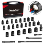 Akm Tool 1/4 Inch Drive Magnetic Impact Socket Set 28-piece Sae/metric. Fixed Price $83.66.