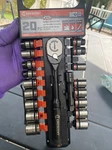 Crescent Csws38b Steel Metric And Sae 6-point Socket Wrench Set 3/8 Drive Read. Fixed Price $24.00.