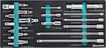 Duratech 22-piece Drive Tool Accessory Set, Including 1/4 3/8 1/2 22 Pcs. Fixed Price $73.99.