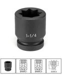 Grey Pneumatic Corp. 4536s 1" Drive X 1-1/8" 8 Point Standard. Fixed Price $65.80.
