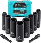 Duratech 10-piece 3/8" Drive 6 Point Deep Impact Drive, Deep, 10pcs. Fixed Price $54.04.