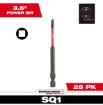 Milwaukee 48-32-4194 Shockwave 3-1/2in Power Bit Square Recess #1 25pc Bulk Pack. Fixed Price $59.99.