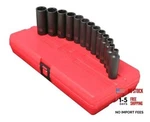 Sunex Tools 3359 13 Piece 3/8-inch Drive Deep Metric Socket Impact Set. Fixed Price $50.48.