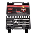 Cougar Pro Socket Wrench Box Set 18 Pieces 3/8" Drive Metric A36. Fixed Price $105.26.
