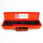 Unused Ko-ken 1/2" Impact Socket Set 12 Point 14241m-05 W/ Case. Fixed Price $274.36.