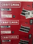Craftsman 104-piece Mechanics Tool Set Sae/metric With Box. Fixed Price $130.00.
