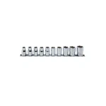 Ko-ken Rs4400m/10 Hex 1/2"sq. Dr. 6 Point Socket Set 10 Pcs 10-22 Mm. Fixed Price $58.77.