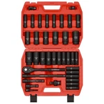 Casoman 1/2" Drive Master Impact Socket Set, Dr. 36pcs Set (metric&sae). Fixed Price $105.99.