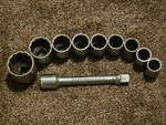 Vintage Billings Vitalloy 3/4" Drive 10 Piece Socket Set 12 Pt. Fixed Price $199.99.