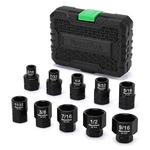 Tecotek 10-piece 1/4-inch Drive Sae Low Profile Impact Socket Set, Stubby. Fixed Price $49.78.