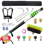 Tor 24 Ft Telescoping Pressure Washer Wand Gutter Cleaner. Fixed Price $167.99.