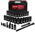 1/2" Drive Deep Impact Socket Set, 37pc Sae & Metric 8-24mm, Spark Plug, Cr-mo. Fixed Price $59.99.