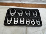Sk Sae Crowfoot Gas Line Wrench Set 3/8" Drive 3/8 - 1". Fixed Price $199.99.