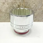 Kt Pro 1" Drive 12-point 3-1/8 Inch Standard Length Socket Chrome Vanadium Steel. Fixed Price $48.00.