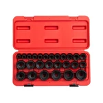 Sunex 2645, 1/2 Inch Drive Impact Socket Set, 26-piece, Metric, 10mm-36mm, Cr.... Fixed Price $126.49.