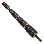 Klein Tools 32934 Impact Driver 9-in-1 Sae Socket Set 4 Flip Sockets 1/4. Fixed Price $53.41.
