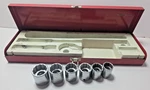 6 Vintage Proto 1/2" Drive 12 Pt Sockets 5440,5436,5434,5432,5430 & 5428 W/ Case. Fixed Price $29.99.