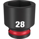 Milwaukee 49-66-6260 Shockwave Impact Duty 1/2 Drive 28mm Standard 6 Point Socke. Fixed Price $21.99.