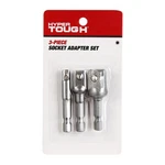 (3pk)hyper Tough 3pc Socket Wrench Adapter Kit Au85043k Household Workshop Tools. Fixed Price $13.86.