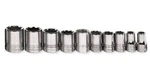 3/8"-15/16", 8 Point Shallow Socket Set 1/2"dr, 10pcs Williams Usa Jhwwss-810rc. Fixed Price $135.56.
