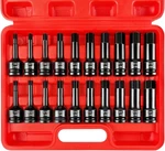 Wett 1/2" Drive Master Impact Hex Driver Socket Set (20pcs), Black. Fixed Price $57.11.