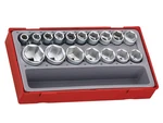 Teng Metric Socket Set 17 Piece 6pt 1/2in Drive Chrome Storage Tray Tt1217-. Fixed Price $100.77.
