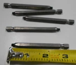 Lot Of 10 New Robertson 1/4" Hex #2 Square 3" Driver Bits. Fixed Price $9.99.