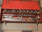 Snap On 28pc 3/4" 3/4inch Drive Socket Service Set Ratchet 3/4 2 1/4 Dr Tool Box. Fixed Price $1044.99.