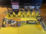 Alltrade Brand 1/2 Drive Metric Nip 9 Piece Sockets 15-35mm+wagtail Ratchet L71. Fixed Price $24.44.