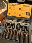 13 Piece Xzn Triple Square Spline Bit Impact Socket Set Premium S2 Steel Europe. Fixed Price $25.73.