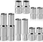 10-piece 10mm Socket Set, 1/4-inch & 3/8-inch Drive Impact Socket, 6-point &.... Fixed Price $15.85.