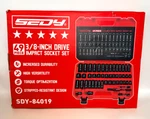 Sedy 3/8" Drive Impact Socket Set W/ Extension Bars - 49-piece *new In Box*. Fixed Price $36.99.