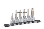 Tone Htx306h Torx Socket Set Tamper-resistant With Holder 9.5mm Drive 3/8. Fixed Price $83.92.