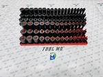 Snap-on Tools New Red & Black 96pc 1/2" Drive 6pt Metric Sae Impact Socket Set. Fixed Price $3499.95.