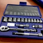 15pc 1/4 - 7/8", 3/8"drive, 12 Point Shallow Chrome Socket & Drive Set Williams. Fixed Price $85.99.
