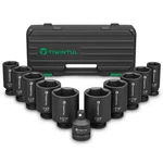 Tiwintul 11pcs Axle Nut Socket Set, 1/2 Drive Sae Impact 15/16 To 1-3/4,. Fixed Price $72.97.