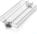 Turbro Flat Rotisserie Basket, 304 Stainless Steel, Universal Grill Accessory, C. Fixed Price $42.95.