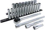 Wiha 33893 25 Piece 1/2" Drive Deep Socket Set - Metric. Fixed Price $187.72.