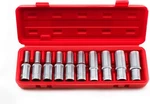 10pc 1/2" Dr Female E Star Deep Socket Torx Auto Tool E10-e24 With One Size. Fixed Price $46.39.